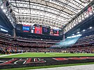 Interiér houstonského NRG Stadium.