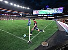 Pohled na Gillette Stadium, kde se bude hrát fotbalové mistrovství sv�ta 2026.