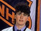 LEGENDÁRNÍ SNÍMEK. Oficiální vstup Jaromíra Jágra na pódium zámoské NHL...