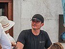 Orlando Bloom odchází z hotelu ped oekávanou svatbou Jeffa Bezose a Lauren...