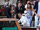 Orlando Bloom - první den svatby miliardáe Jeffa Bezose a novináky Lauren...