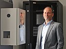 Obchodn editel Conteg Group Vojtch Volek u mal sti portfolia vrobk...