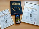 Certifikt, podle nho je dlo Hanky Kertisov eskm rekordem jako aty z...