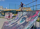 Skatepark Zl�n, Barto�ova �tvr�, stav �erven 2025