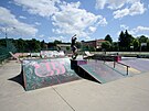 Skatepark Zl�n, Barto�ova �tvr�, stav �erven 2025