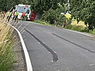 Hasii vyjeli k dopravn nehod autobusu, kter narazil do stromu. (23. ervna...