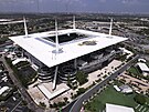 Pohled na stadion Hard Rock v Miami.