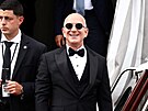 Jeff Bezos pi odchodu z hotelu Aman Venice v Benátkách (27. ervna 2025)