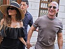 Novomanelé Lauren Sanchezová Bezosová a Jeff Bezos v Benátkách (28. ervna...