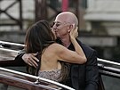 Lauren Sanchezová a Jeff Bezos bhem tetího dne své svatby v Benátkách (28....