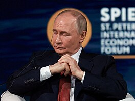 Ruský prezident Vladimir Putin bhem Petrohradského mezinárodního ekonomického...