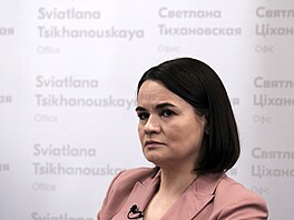 Lídryn� b�loruské opozice Svjatlana Cichanouská (22. �ervna 2025)
