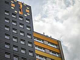 Výhledy od BTS O2 na ubytovn Kupa na praských Hájích