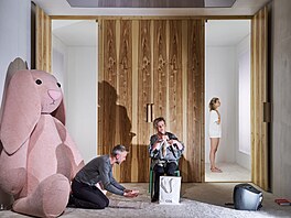 Miloslav König, Dita Kaplanová a Simona Lewandovska v p�edstavení M�j boj....