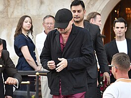 Leonardo DiCaprio - tetí den svatby miliardáe Jeffa Bezose a novináky Lauren...