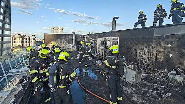 Hasii dohauj por ve Vinohradsk ulici (25. ervna 2025)