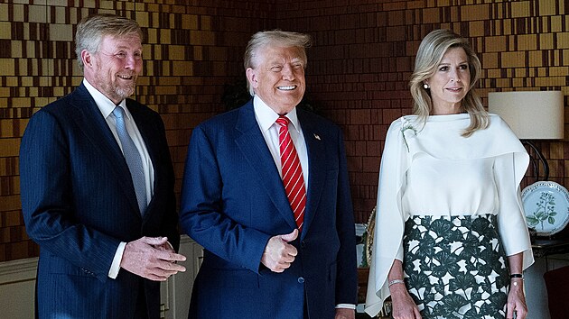 Krl Vilm Alexandr, Donald Trump a krlovna Mxima (25. ervna 2025)