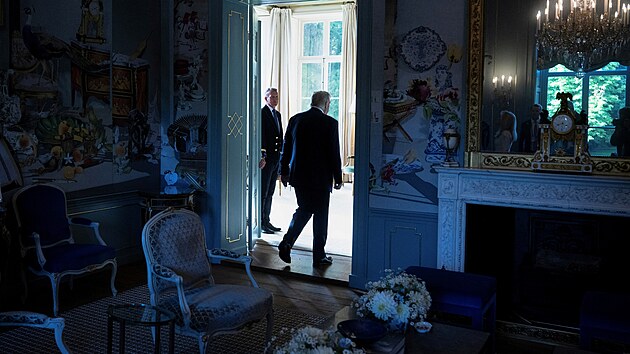 Donald Trump kon nvtvu palce Huis ten Bosch (25. ervna 2025)