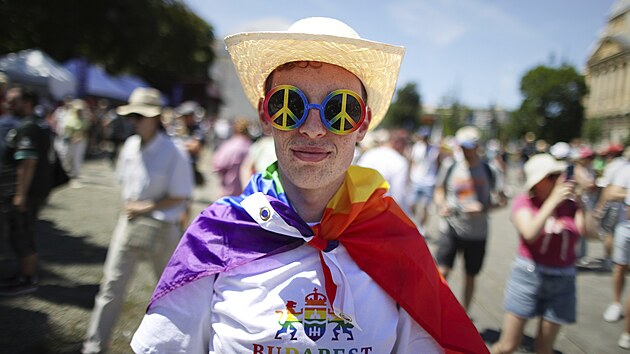 Pochod hrdosti LGBT lid Budapest pride. (28. ervna 2025)