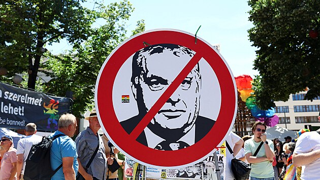 Pochod hrdosti LGBT lid Budapest pride.(28. ervna 2025)