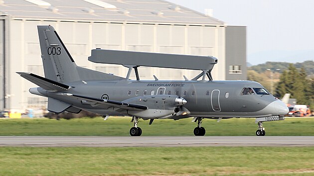 vdsk letoun Saab 340 AEW&C na Dnech NATO v Ostrav