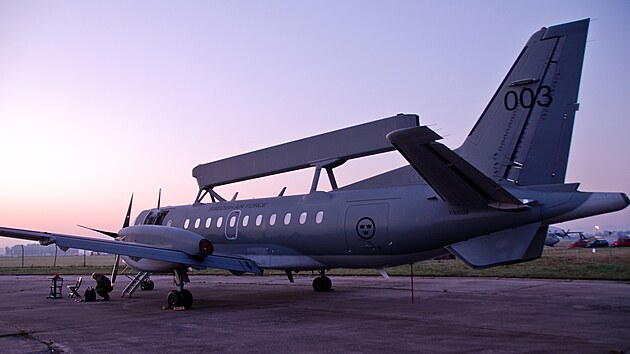 vdsk letoun Saab 340 AEW&C na Dnech NATO v Ostrav