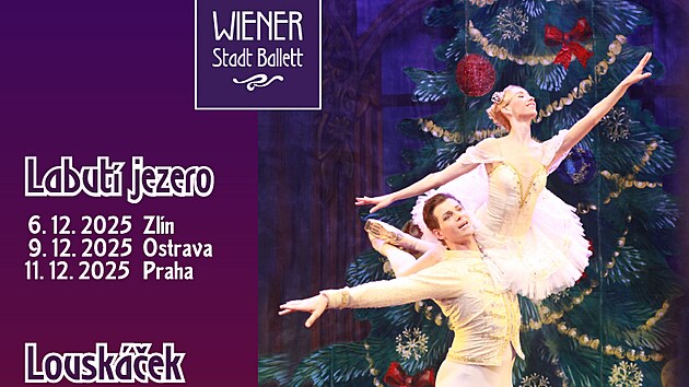Baletn divadlo Wiener Stadtballett pijede do eska se dvma klasickmi balety  Labut jezero a Louskek.