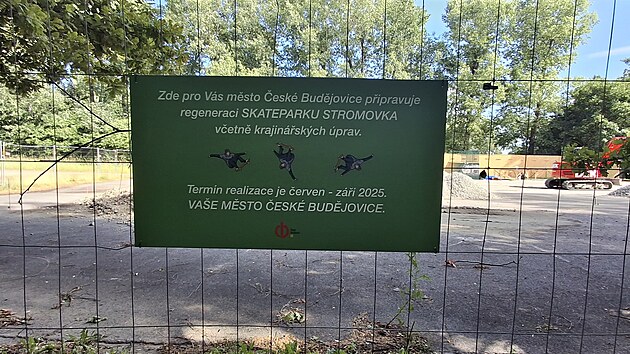 Msto opravuje skatepark ve Stromovce.