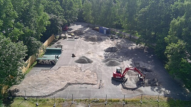 Skatepark stoj na okraji Stromovky.