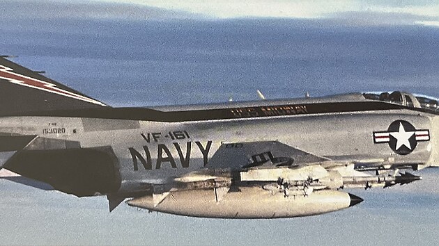 Skuten F-4B jednotky VF-161 Chargers  CAG Bird"
