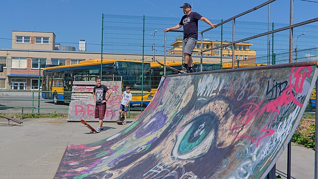Skatepark Zln, Bartoova tvr, stav erven 2025
