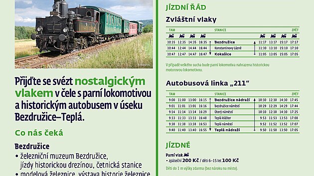 Plakt akce Bezdruick parn lto