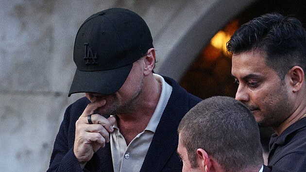 Leonardo DiCaprio - prvn� den svatby miliard��e Jeffa Bezose a novin��ky Lauren Sanchezov� v Ben�tk�ch (26. �ervna 2025)