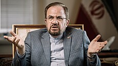 Íránský velvyslanec v �esku Sejjed Mad�id Ghafeleh Ba�i (18. dubna 2024)