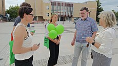Pedvolební výjezd do Kopivnice Zbyka Stanjury v rámci kampan SPOLU (23....