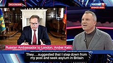 Ruský velvyslanec ve Velké Británii Andrej Kelin