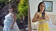 Její promna za pouhých pár msíc je oslnivá.