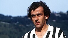 Michel Platini v dresu Juventusu.