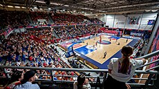 Zápas esko vs. Belgie na EuroBasketu en v Brn.