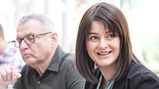 Šéfka SOCDEM Jana Maláčová a Lubomír Zaorálek. (26. června 2025)
