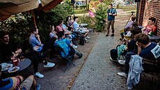 Vít Raku�an (STAN) zahájil kampa� v cizin�. Jako první p�ijel do Berlína, za...