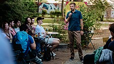 Vít Raku�an (STAN) zahájil kampa� v cizin�. Jako první p�ijel do Berlína, za...