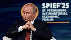 Ruský prezident Vladimir Putin bhem Petrohradského mezinárodního ekonomického...