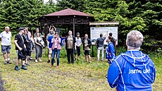 Turistm se otevela dálková pí trasa Hebenovka Kruné hory východ. Pevede...
