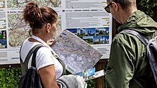 Turistm se otevela dálková pí trasa Hebenovka Kruné hory východ. Pevede...