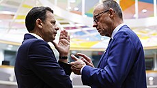 Rozhovor portugalského premiéra Luise Montenegra s pedsedou Evropské rady...