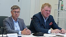 Volba generálního �editele �eské Televize, Hynek Chudárek a Milan Fridrich....