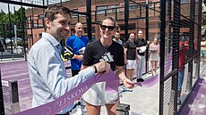 Karolína Plíková otevela ve své akademii v íanech kurty na padel.