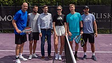 Karolína Plíková otevela ve své akademii v íanech kurty na padel, zahrát si...