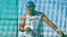 �eský kladivá� Volodymyr Myslyv�uk na mistrovství Evropy dru�stev v Madridu